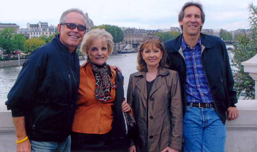 Two couples on a self-guided trip